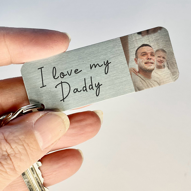 Personalized Metal Photo Keyring