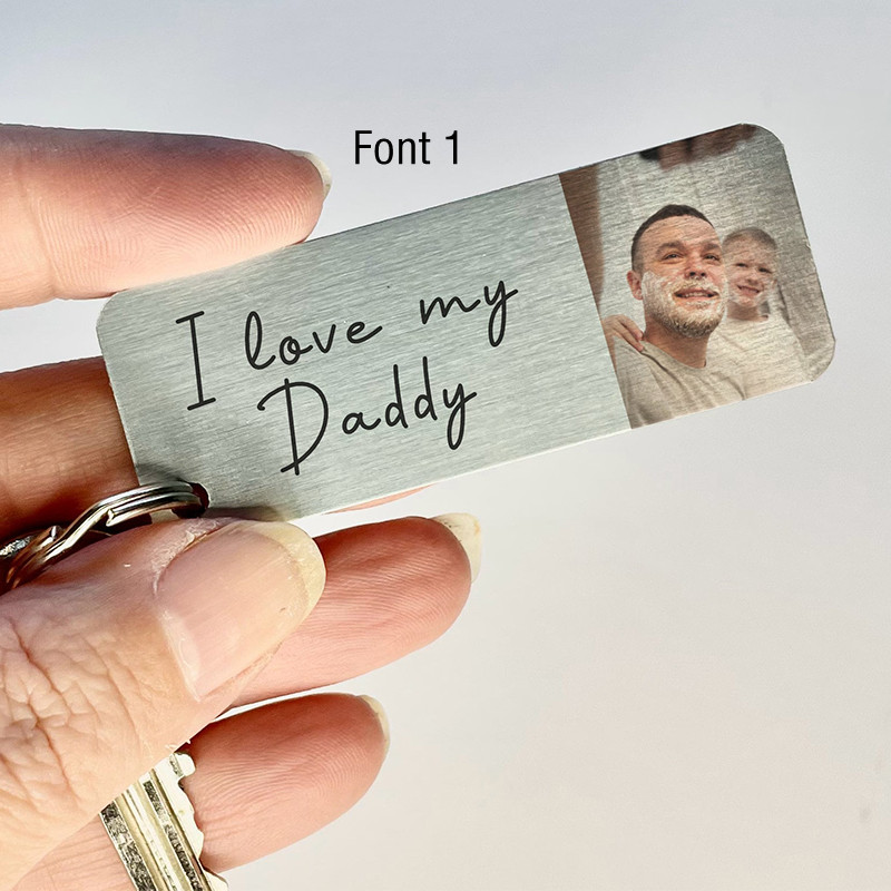 Personalized Metal Photo Keyring