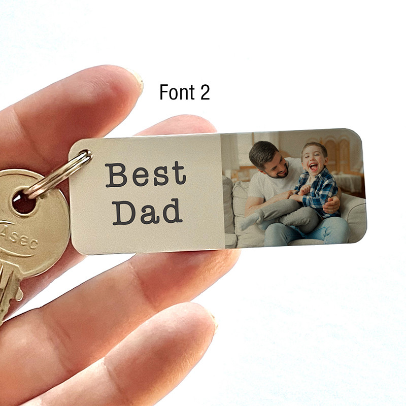 Personalized Metal Photo Keyring