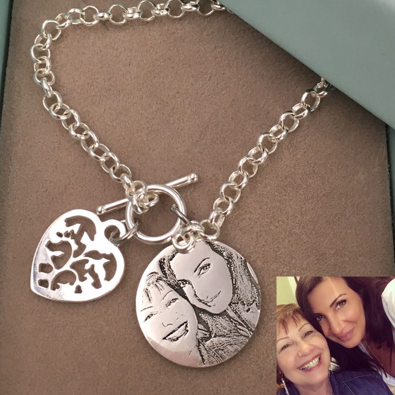 Personalized Photo Necklace 925 Silver