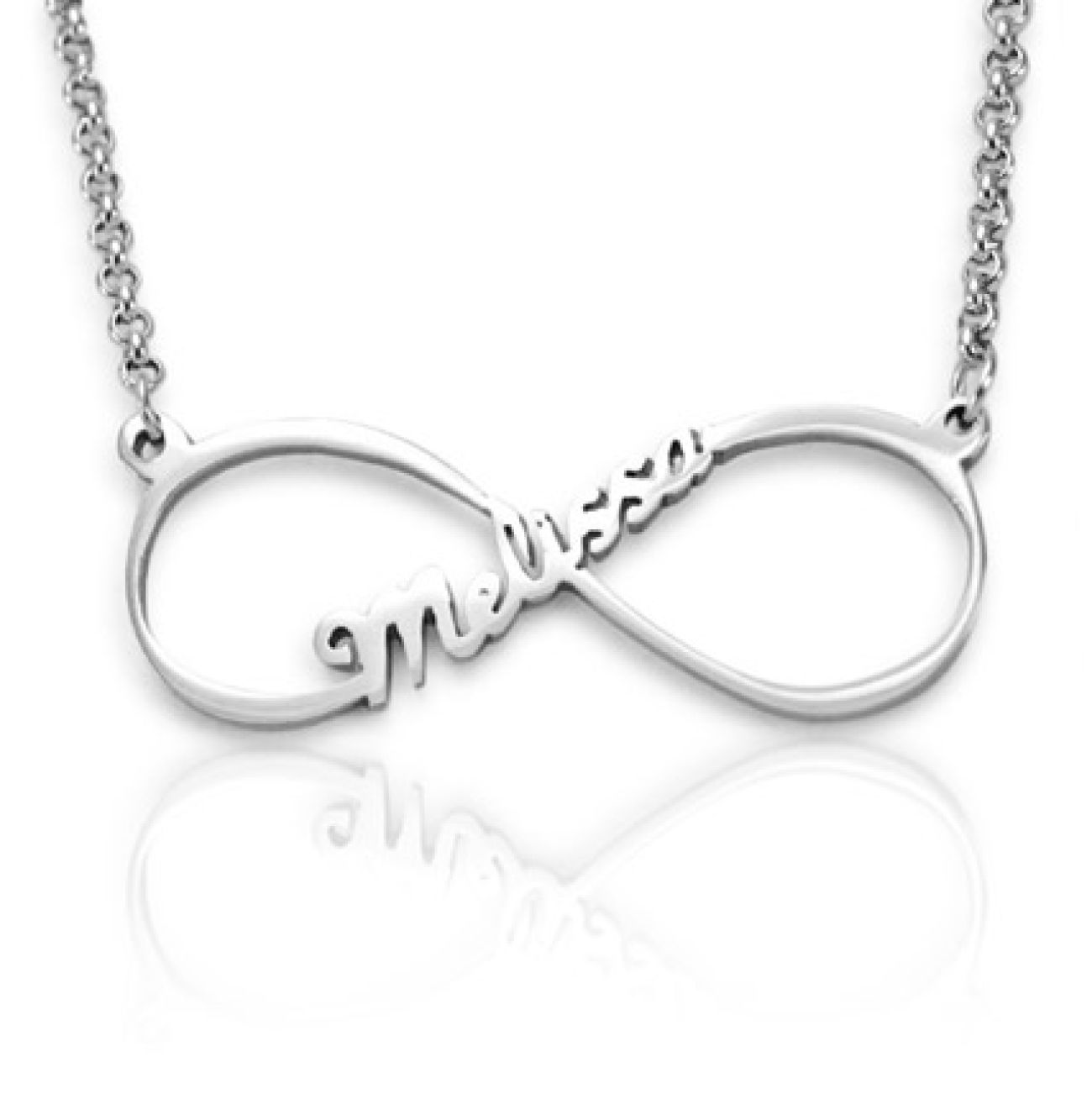 Personalised Single Infinity Name Necklace