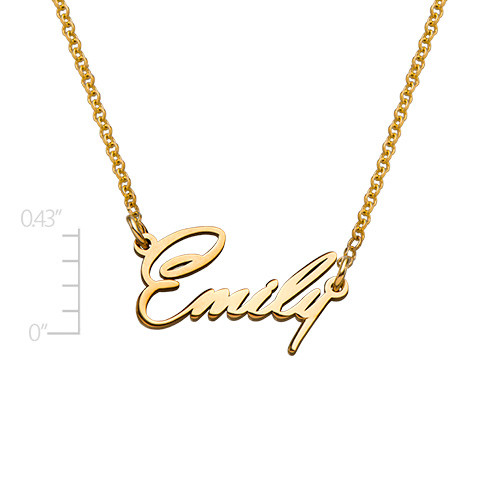 Tiny Name Necklace -Extra Strength